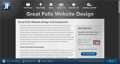 Desktop Screenshot of greatfallswebsitedesign.com